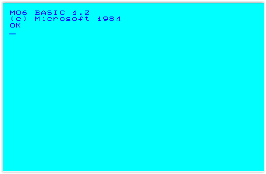 MO6 BASIC 1.0