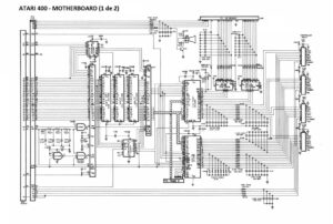Atari 400 - Motherboard (1/2)
