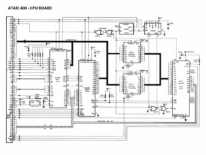 Atari 400 - CPU Board