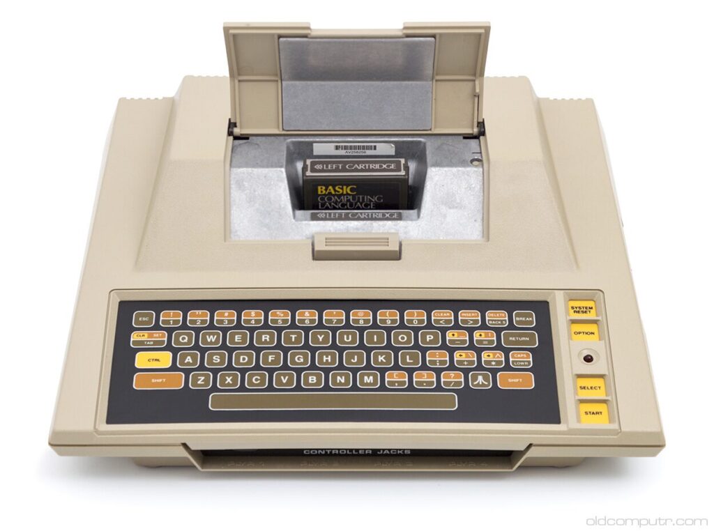 Atari 400- Fte: https://www.oldcomputr.com/
