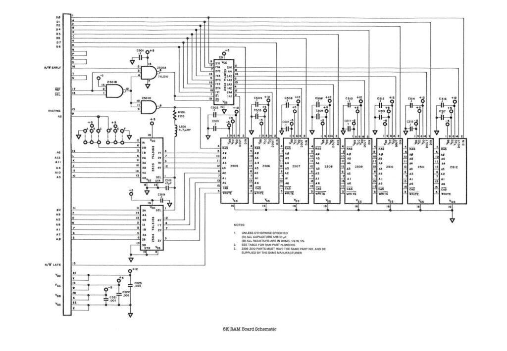 Atari 800 - 8KB RAM Board
