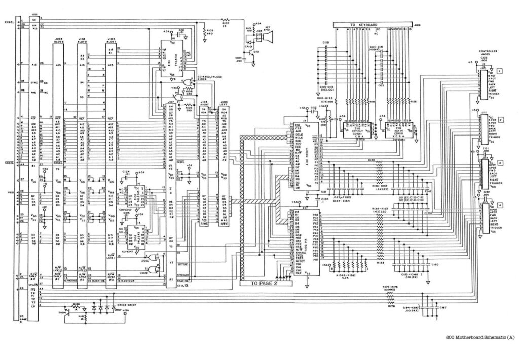 Atari 800 - Motherboard 1