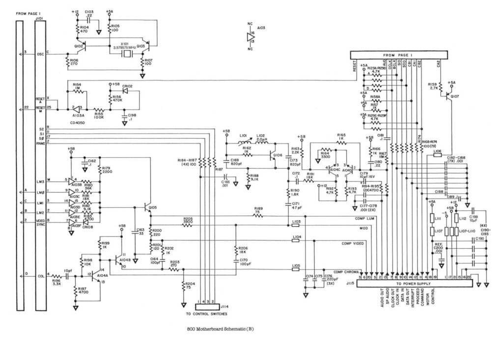 Atari 800 - Motherboard 2