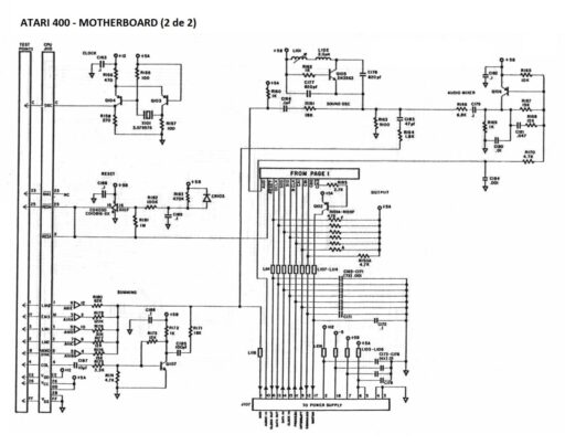 Atari 400 - Motherboard (2/2)